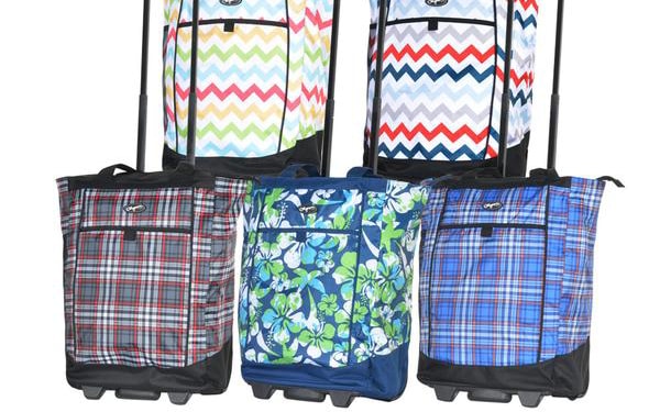 5 rolling shopper totes